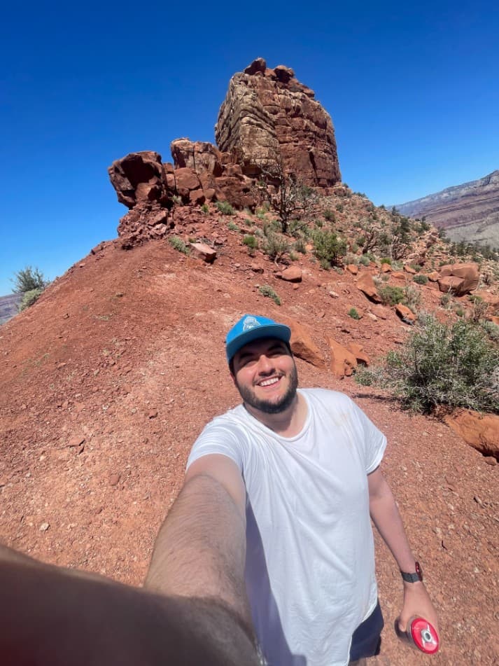 Selfie in the Grand Canyon